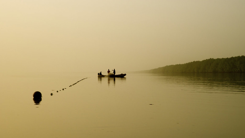 Fishing on the Gambia River