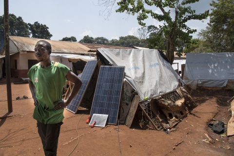 Camp for Internally Displaced in Bangassou, Central African Republic